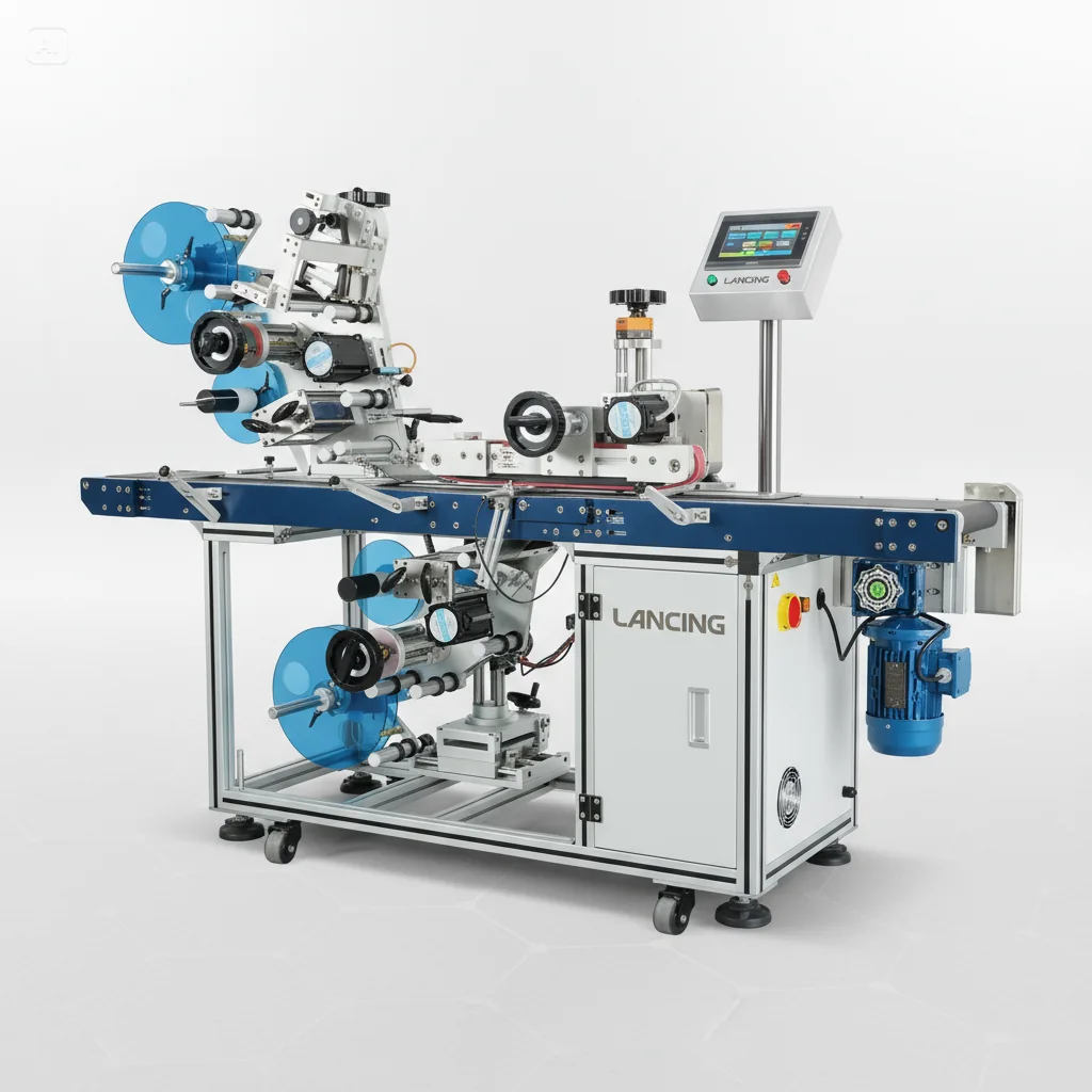Automatic Top & Bottom Labelling Machine
