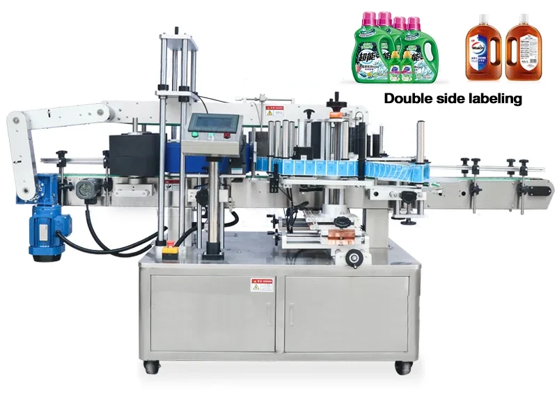 Front back label applicator